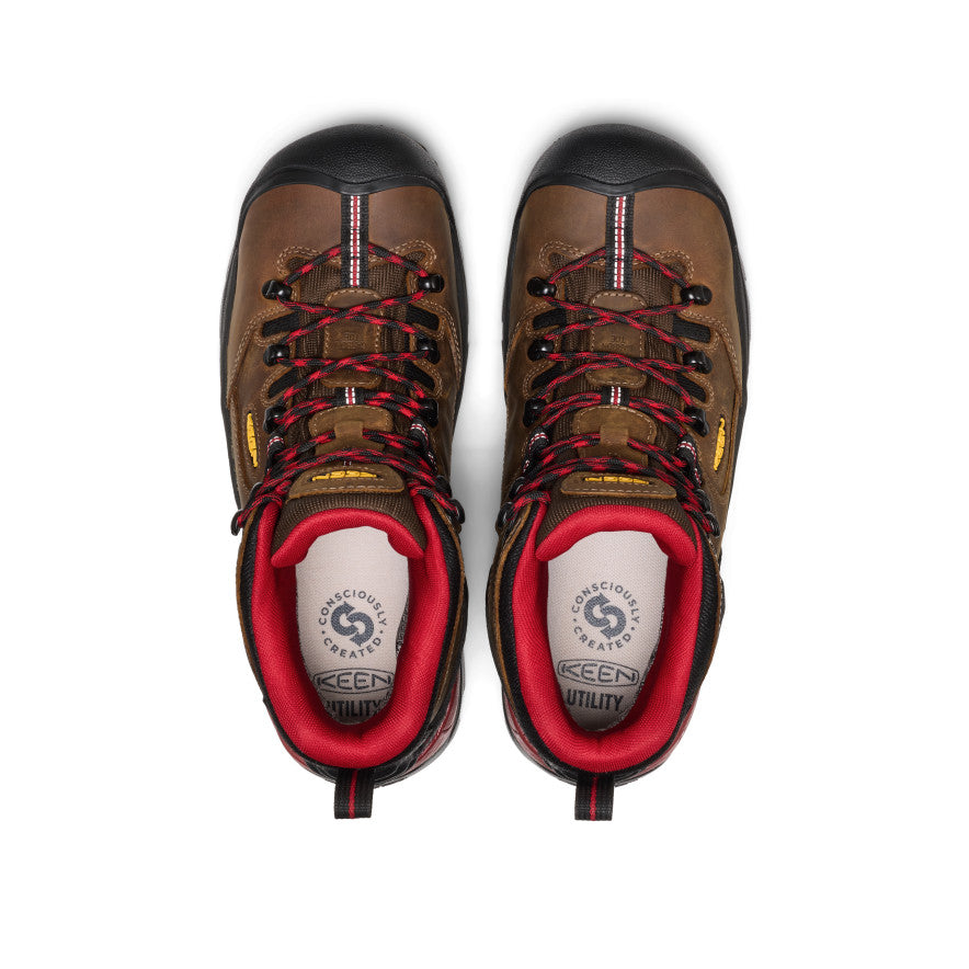 Men's Pittsburgh Energy 6 Waterproof Boot (Carbon Toe) | Bison/Black - Image 4