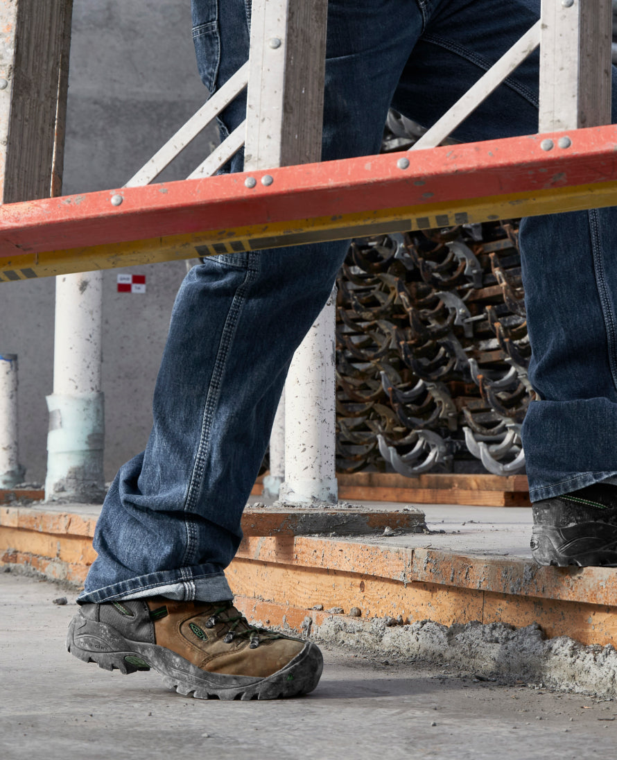 Men's Pittsburgh Energy 6 Waterproof Boot (Carbon Toe) | Bison/Black - Image 8