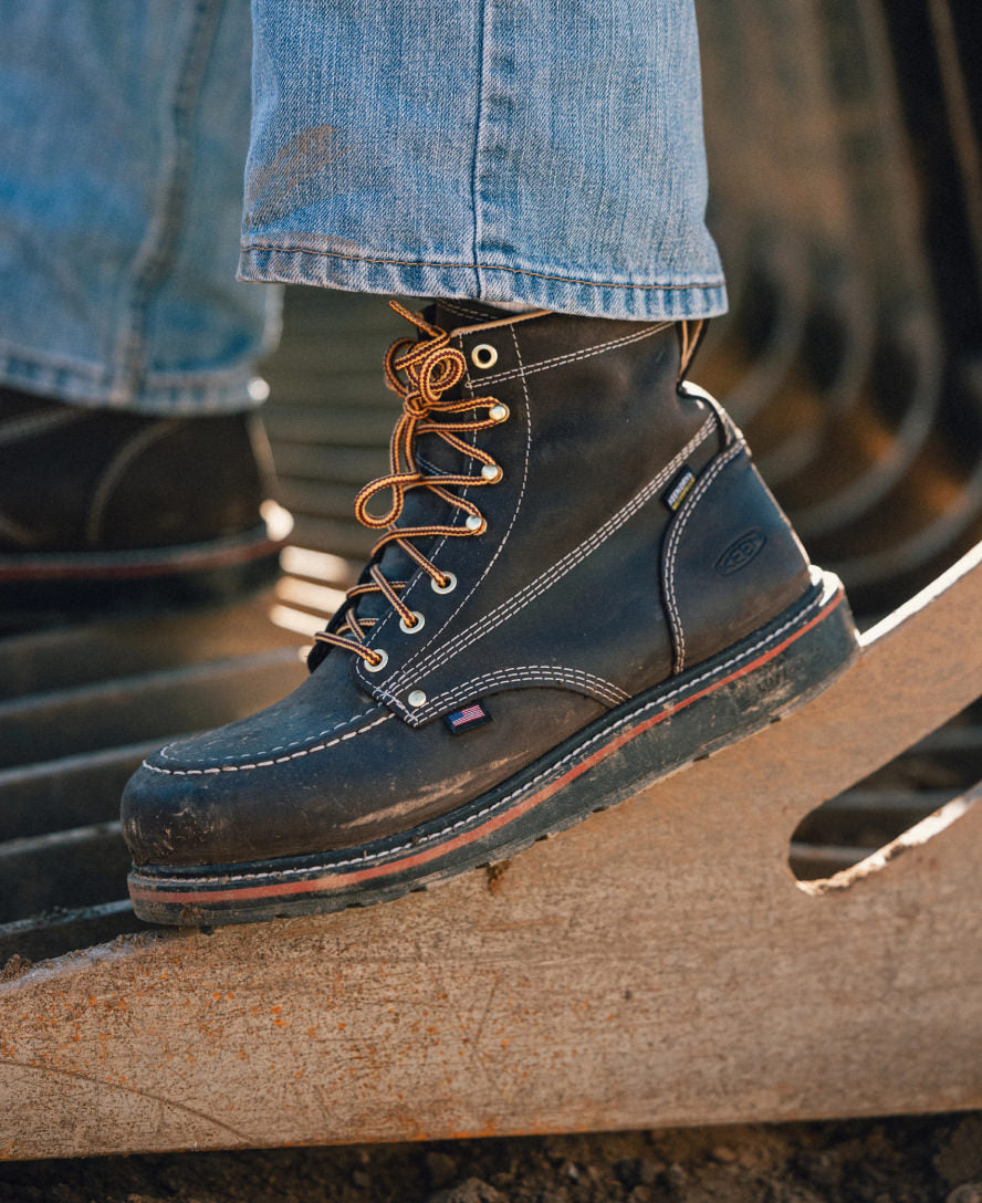 Men's Liberty 6 Waterproof Boot (Carbon Toe) | Coffee Bean/Black - Image 9